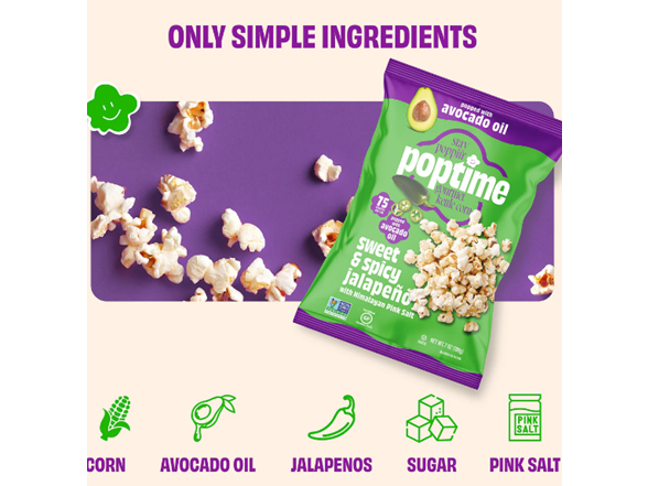 (50ct) Poptime Gourmet Popcorn Snack Bags (Your Choice)