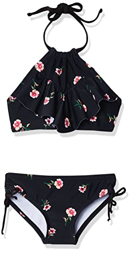 Kanu Surf Girls' Morgan Ruffle Halter Bikini, 14 - Gallery 3