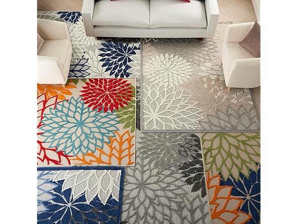 Nourison Home Aloha 6' x 9' Natural Outdoor Rug