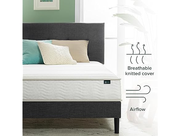 Zinus 8 Inch Foam and Spring Hybrid Mattress