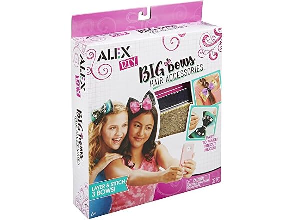 Alex DIY Big Bow's Hair Accessories