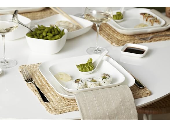 Lenox Dinnerware Set, Studio 1414 Square 16-Piece Set White