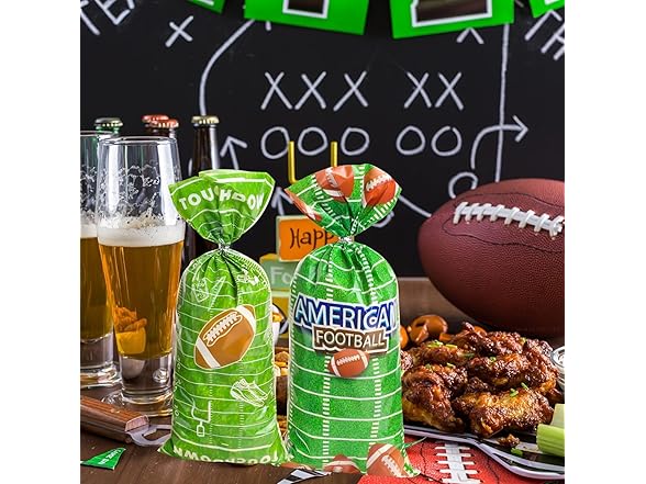 Rugby Candy Bags 50ct