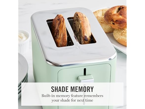 Martha Stewart 2-Slice Toaster Honeydew