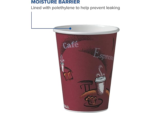 Solo 12 oz Paper Hot Cup, 300 Pack