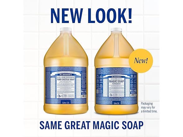 Dr. Bronner's Dr. Bronner's Peppermint Soap 1gal