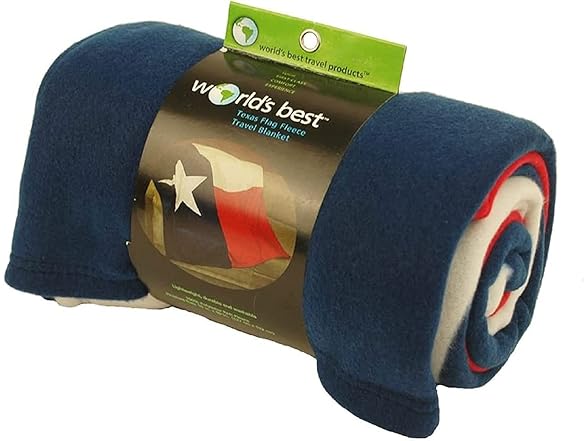 Cozy-Soft Microfleece Travel Blanket (TX)