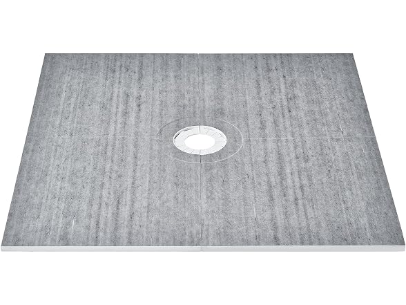 Shower Curb Kit, 72"x72" Shower Pan Kit with