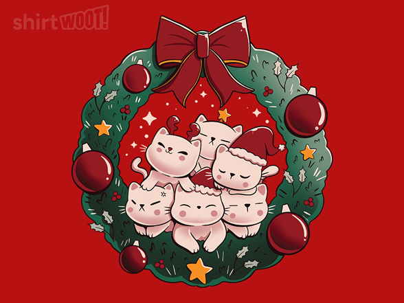 Kitty Garland Cat Christmas