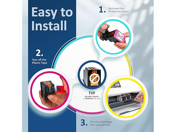 Smart Printink 65XL HP Ink, 2-Pack Black