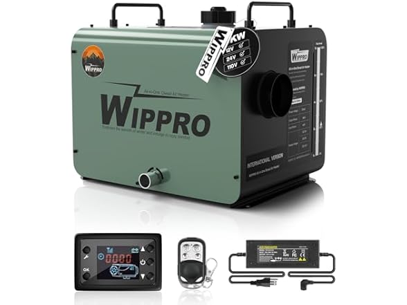 WOPLUSRO Diesel Heater 8KW 12V 24V 110V All-in-One