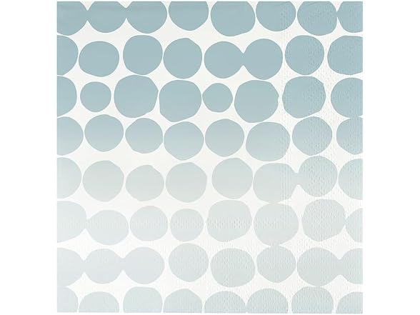 Santa Barbara Design Studio Ceramic Tray and 20 Absorbent 3-Ply Paper Napkins, Cocktail Size (5" Square Napkins), Blue Dots