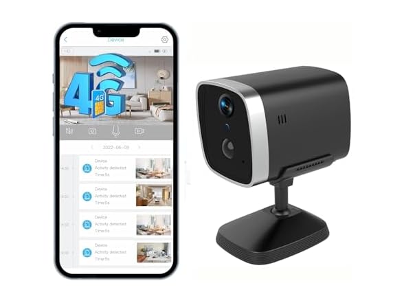 ZHIXIAOYI 4G LTE Security Camera 2K