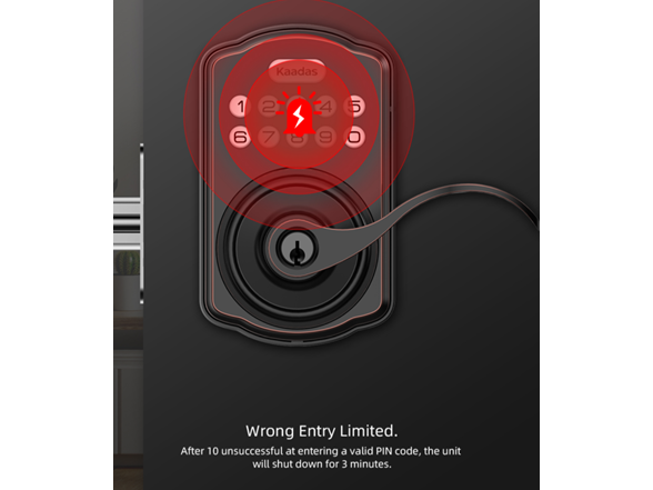 Kaadas KS04 Lever Lock with Key and Keypad