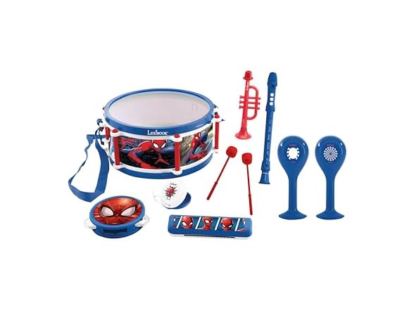 LEXiBOOK, Spider-Man, Set of 7 Music Instruments