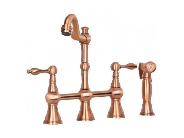 Akicon Copper 8-3/8 Inch High Arc Two-Handles Brid