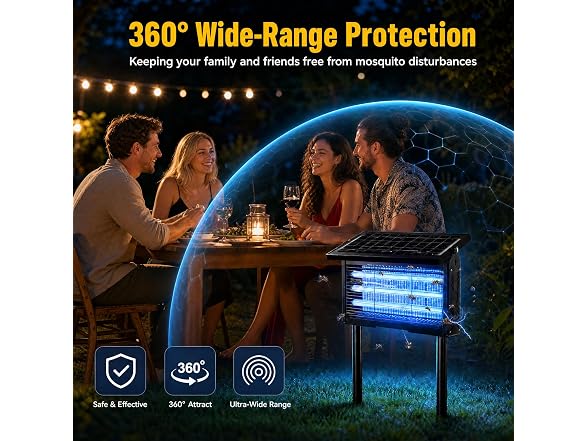 Tryfire 2026 Upgraded Solar Bug Zapper