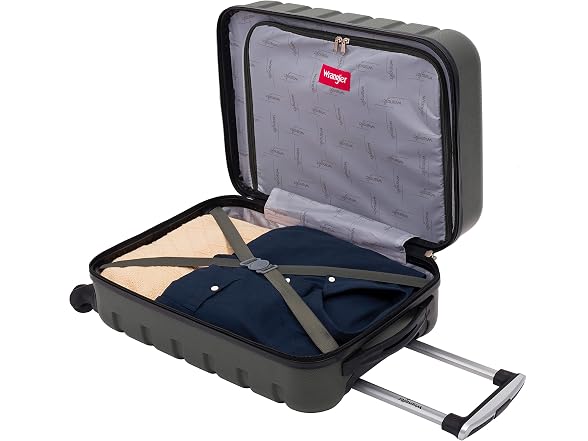 Wrangler 22" Hardside Spinner Carry-On Deep Depth