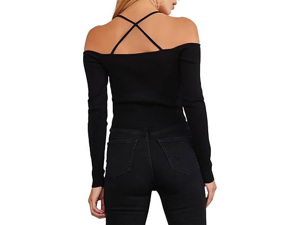 Forever 21 (L) Off-the-Shoulder Cropped Sweater