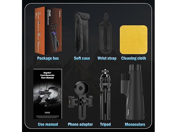 15x55 Monocular Telescope