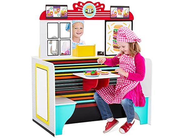 Wooden Restaurant kitchen playset