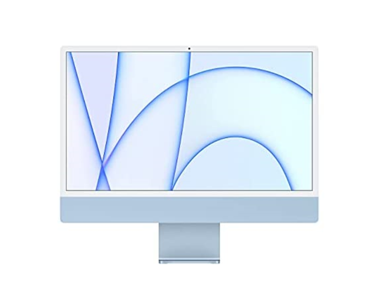 Apple MJV93LL/A-BLUE-256GB iMac M1 8-Core CPU and 7-Core