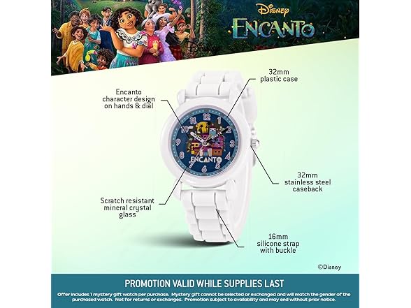 Disney Encanto Kids 3–7 Classic Character Watch