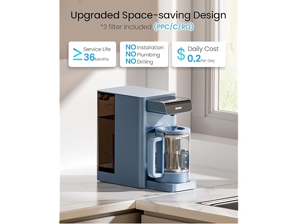 KOVIET CF02 10 Stage Reverse Osmosis Water Filter Countertop