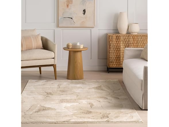 nuLOOM Dehlila Abstract Rug 5x8 Beige