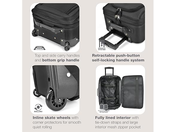 U.S. Traveler Rio Lightweight Softside 