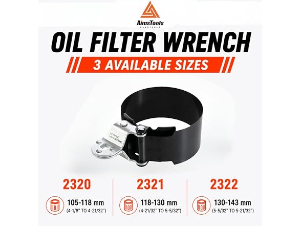 AIMSTOOLS Oil Filter Wrench for 5-5/32