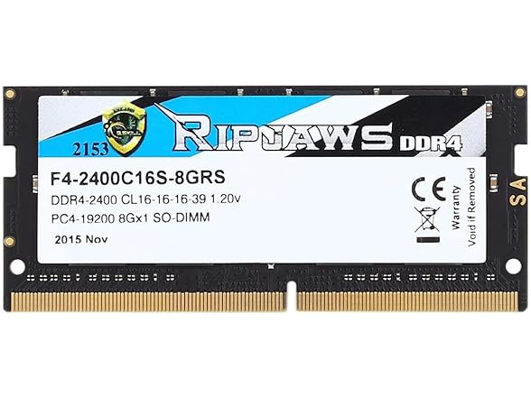 G.Skill Ripjaws Series 8GB 260-Pin DDR4