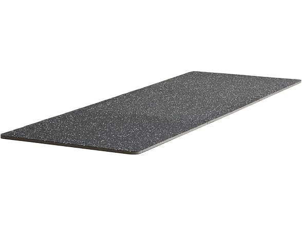 0.56 Inch Thick Gym Floor Mats, 6 Tiles Rubber