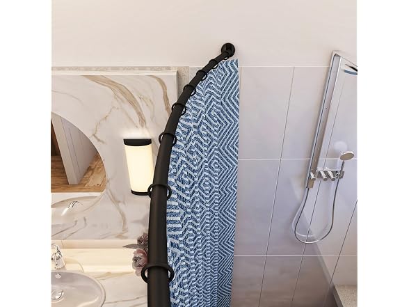Design House Adjustable Curved Shower Rod
