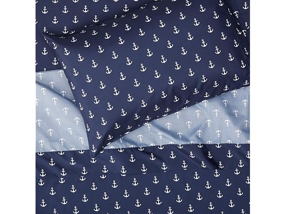 Amazon Basics 3Pc Kid's Anchor Sheet Set