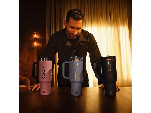STANLEY x Messi Quencher ProTour Flip Straw Tumbler, 40oz
