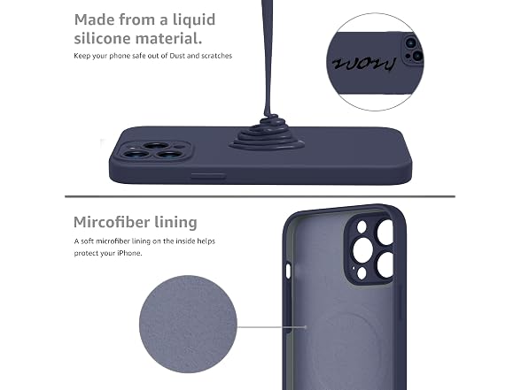MCFANCE Magnetic for iPhone 13 Pro Max