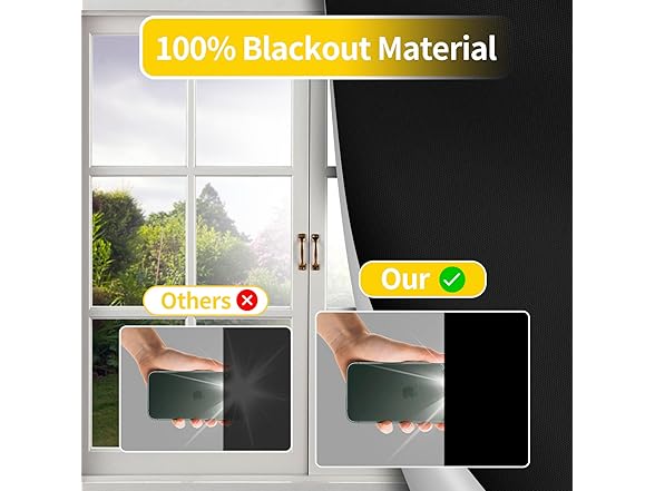 YOOMINI Portable Blackout Curtains