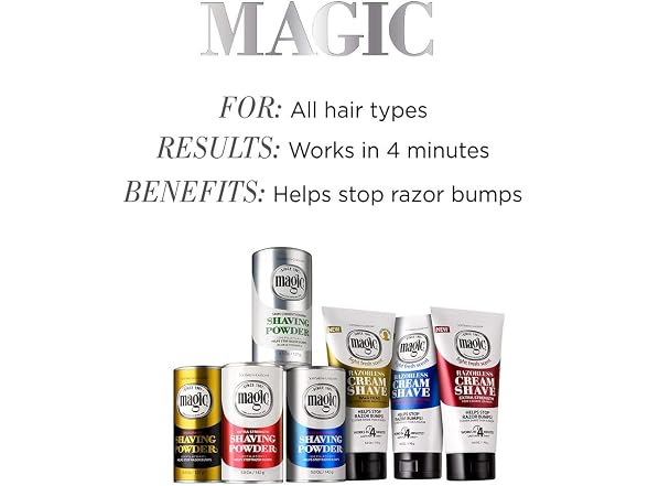 SoftSheen Magic Shaving Powder, Extra Strength