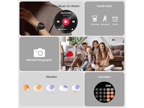 Weofly Weofly Curve Smart Watch for Women Men,