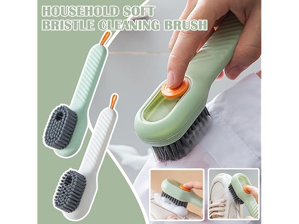 Lengenyen 2pcs Multifunctional Shoe Brush