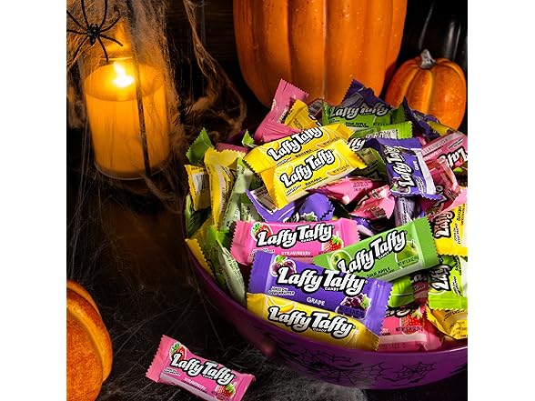 Laffy Taffy Candy, Assorted Mini Bars, 12 Ounce