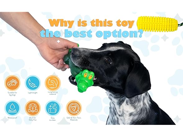 Superdogtoys Dog Chew Toys for Aggressive Chewers