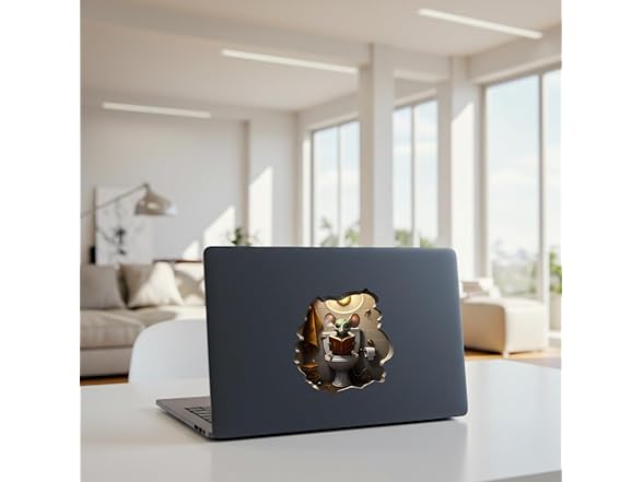 UFO Mouse Toilet Decal 2pk Green