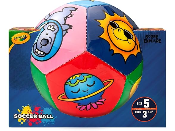 Crayola Official Soccer Ball Fruits Size 5