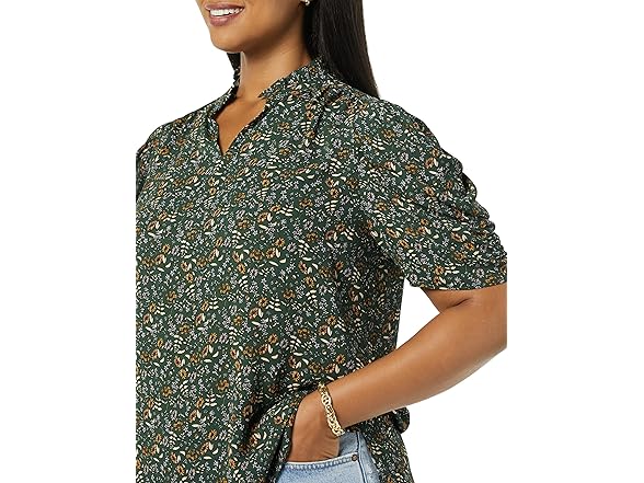 Amazon Essentials Womens Blouse Green (XL)
