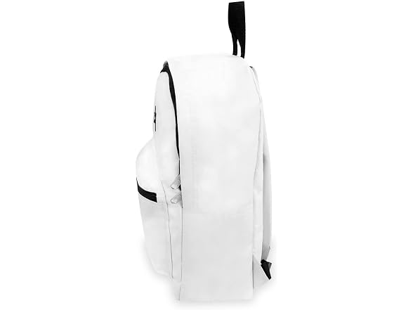 Everest Luggage Basic Backpack, White, Medium