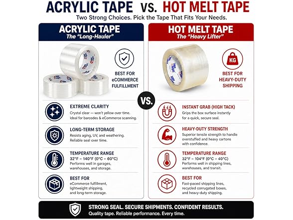 Tape Logic Packing Tape (1-Roll), 2" x 55yd