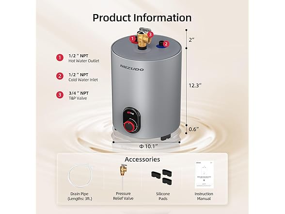 Electric Mini Tank Water Heater