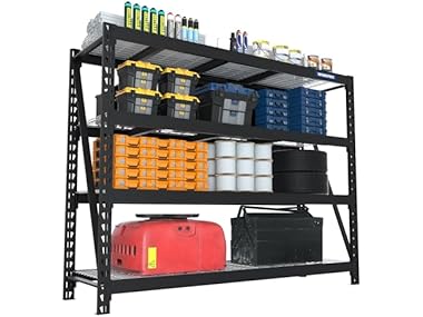 $186.99, Was $279.99, 33% Off! WORKPRO 4-Tier Wide Garage Shelf 68x24 dealfomo